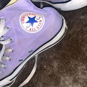Size 5 converse purple
